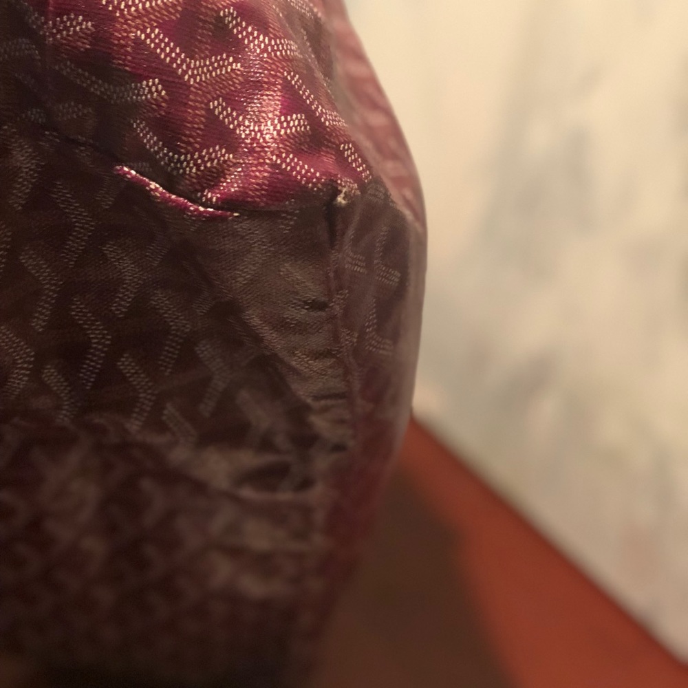 Goyard Burgundy Canvas Saint Louis Tote - Picture 3 of 8